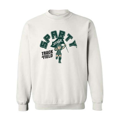 Michigan State - NCAA Women's Track & Field : Anyssa Hall - Sports Shersey Crewneck Sweatshirt-0