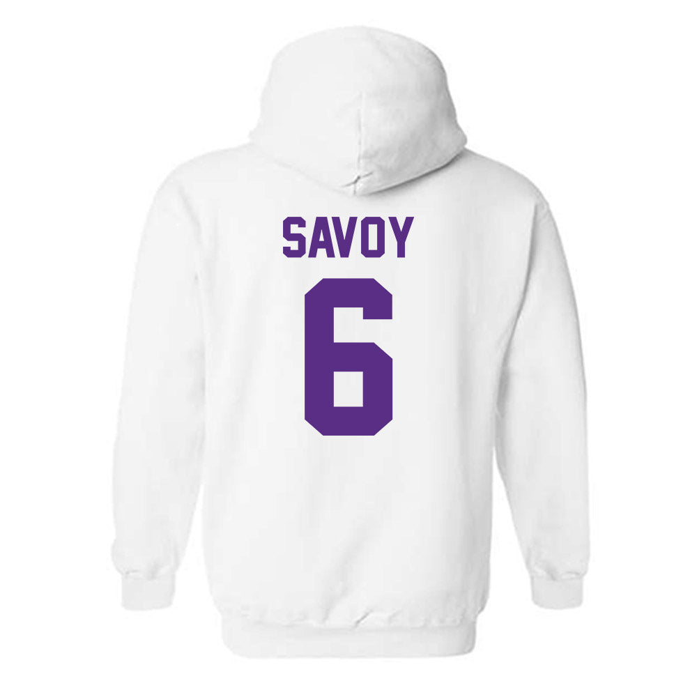 LSU - NCAA Softball : Abigail Savoy - Hooded Sweatshirt Sports Shersey