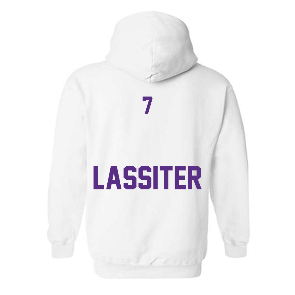 LSU - NCAA Softball : Jalia Lassiter - Sports Shersey Hooded Sweatshirt-1