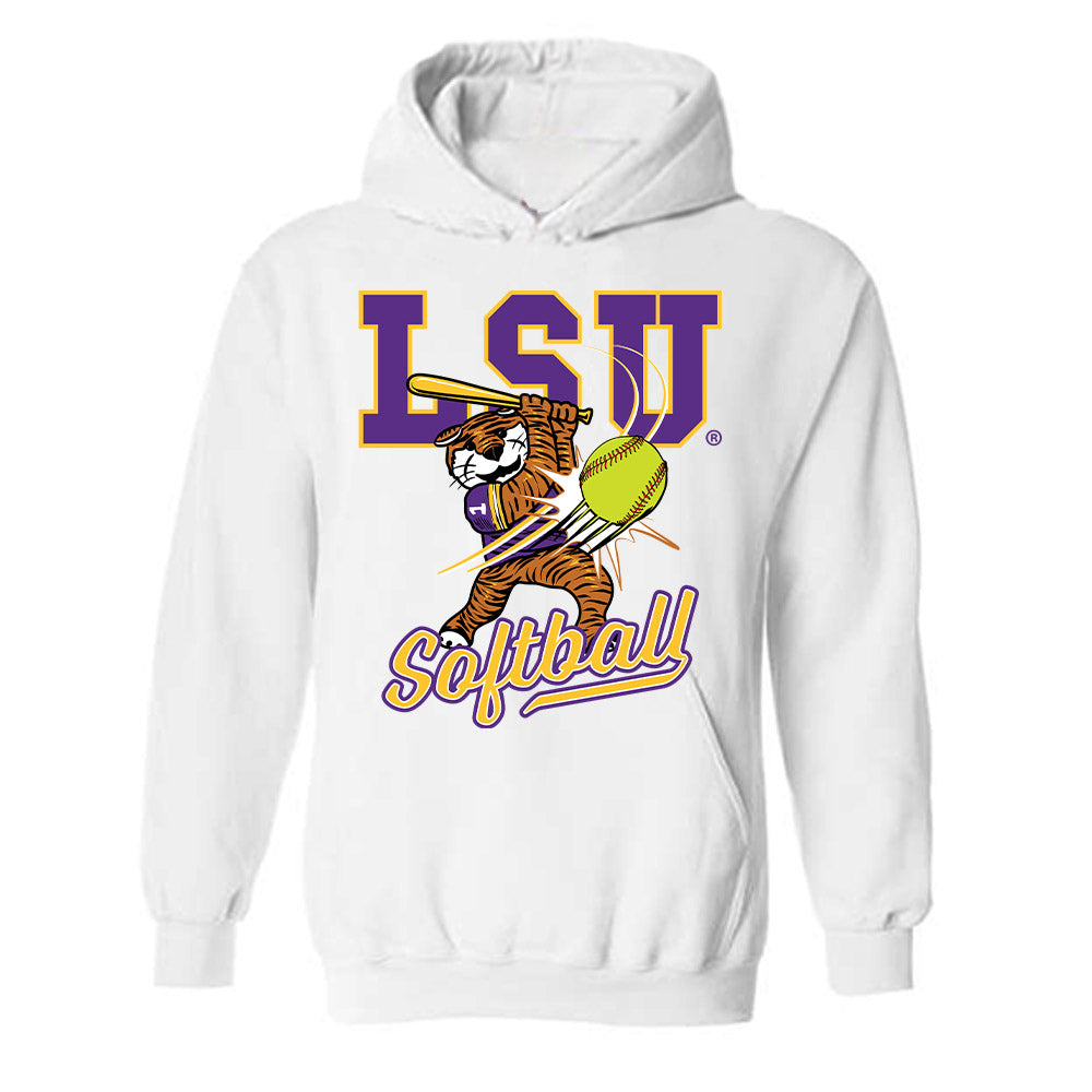 LSU - NCAA Softball : Sydney Peterson - Hooded Sweatshirt Sports Shersey