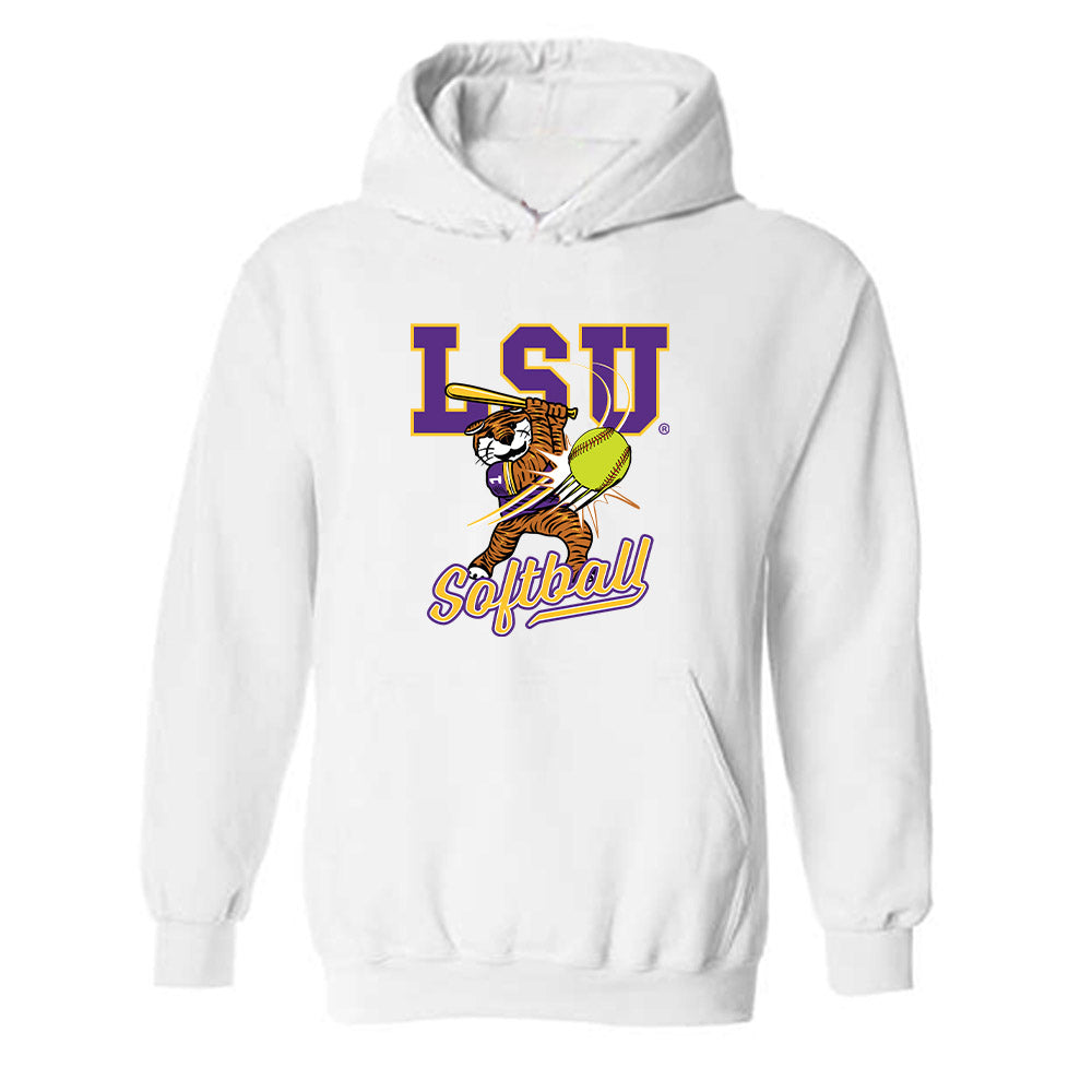 LSU - NCAA Softball : Jalia Lassiter - Sports Shersey Hooded Sweatshirt-0