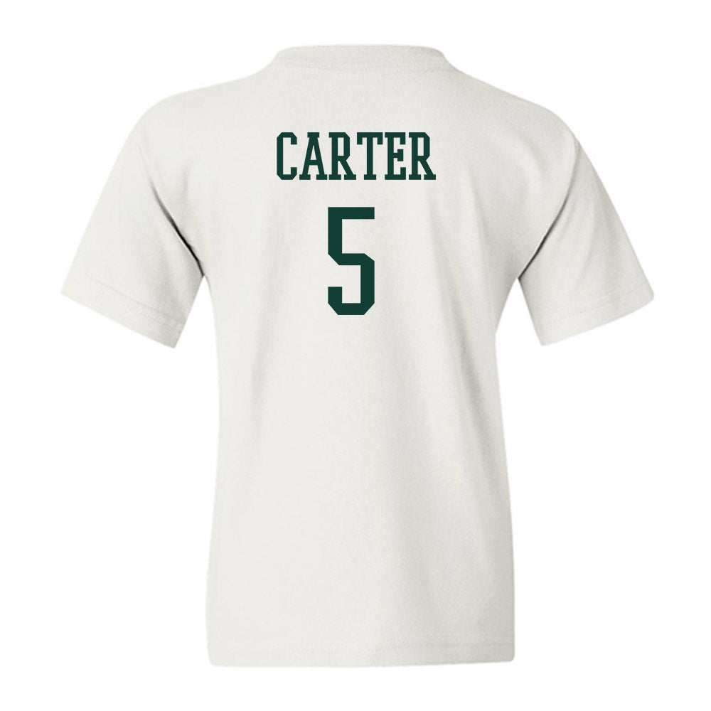 Michigan State - NCAA Football : Nathan Carter - Youth T-Shirt-1