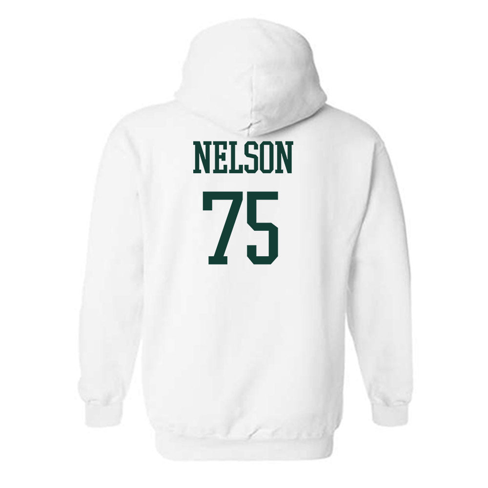 Michigan State - NCAA Football : Ben Nelson - Hooded Sweatshirt-1