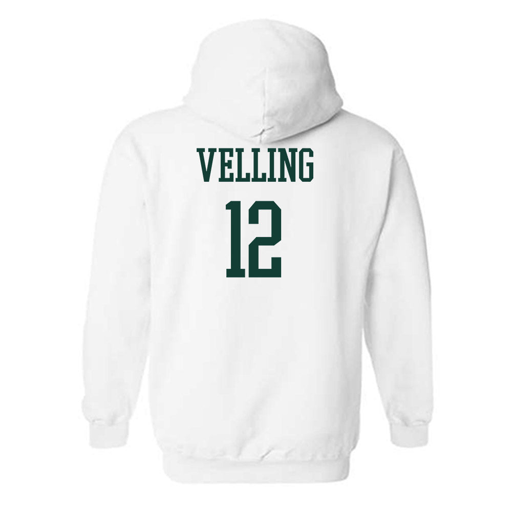 Michigan State - NCAA Football : Jack Velling - Hooded Sweatshirt-1