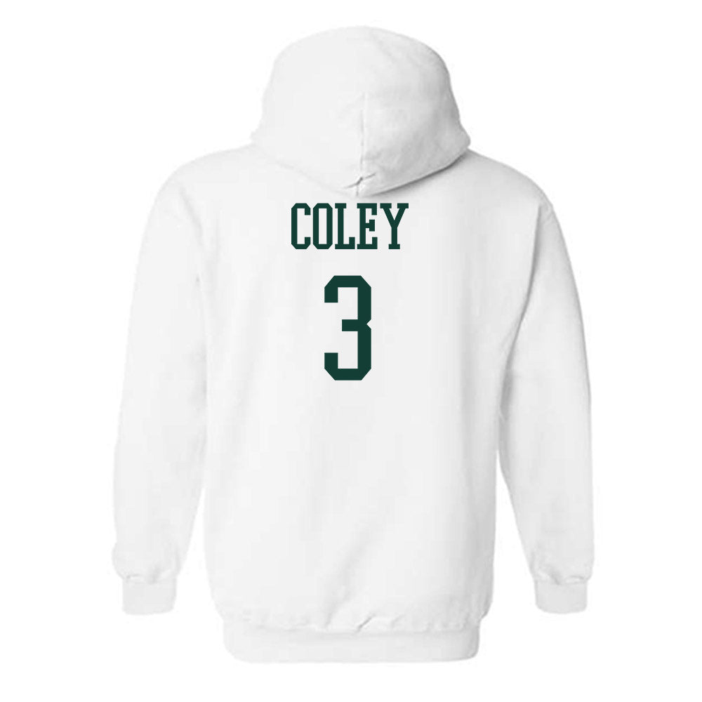 Michigan State - NCAA Football : Caleb Coley - Hooded Sweatshirt-1