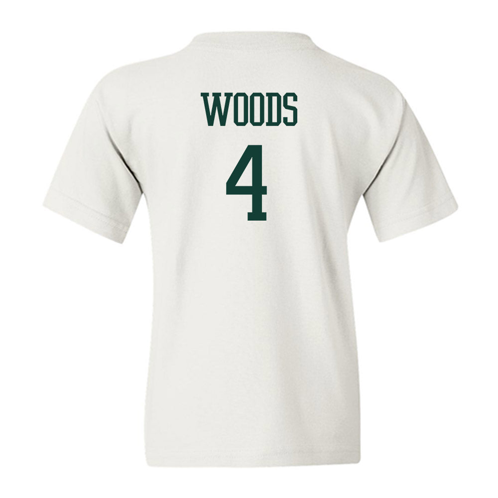 Michigan State - NCAA Football : Edward Woods - Youth T-Shirt-1