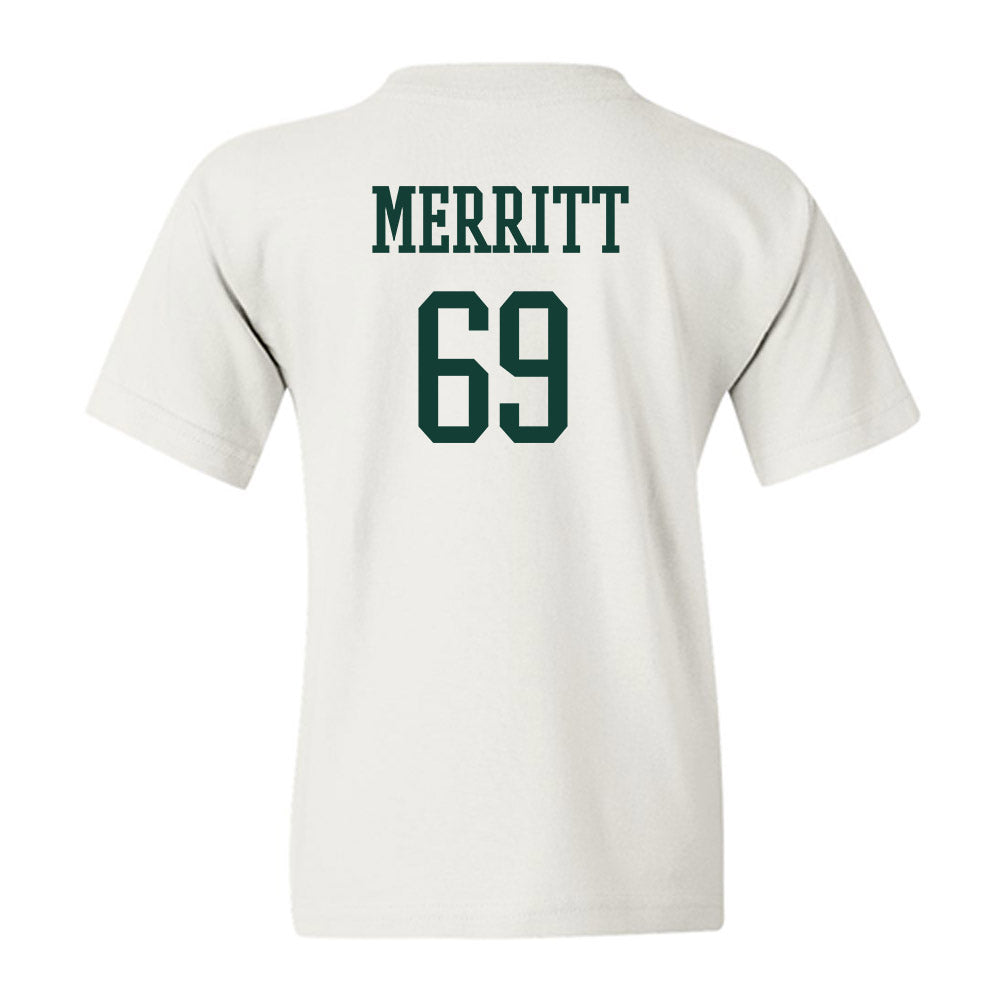 Michigan State - NCAA Football : Jacob Merritt - Youth T-Shirt-1