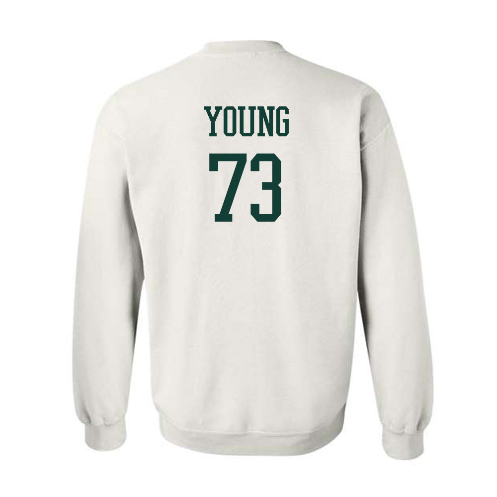 Michigan State - NCAA Football : Rustin Young - Crewneck Sweatshirt-1