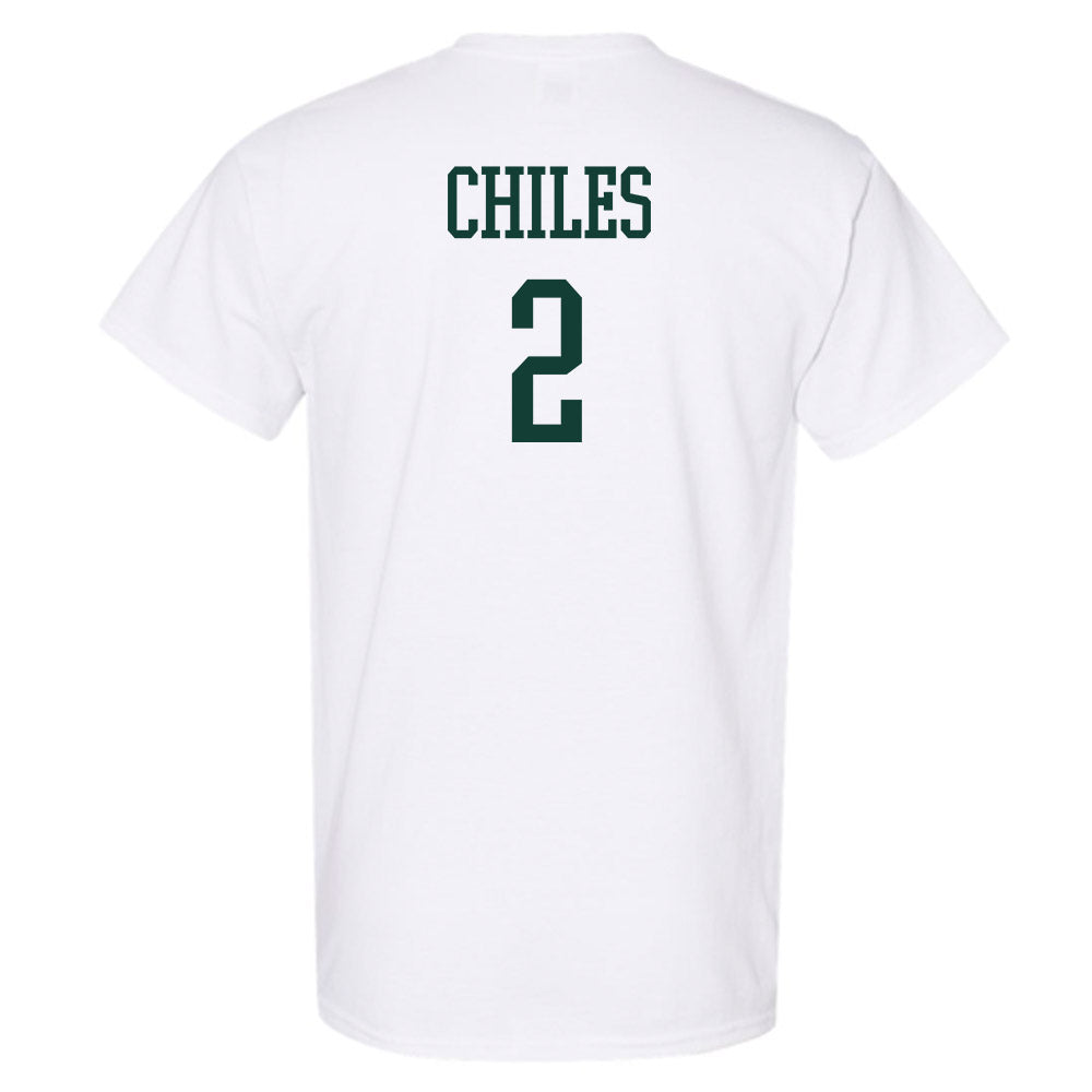 Michigan State - NCAA Football : Aidan Chiles - T-Shirt-1