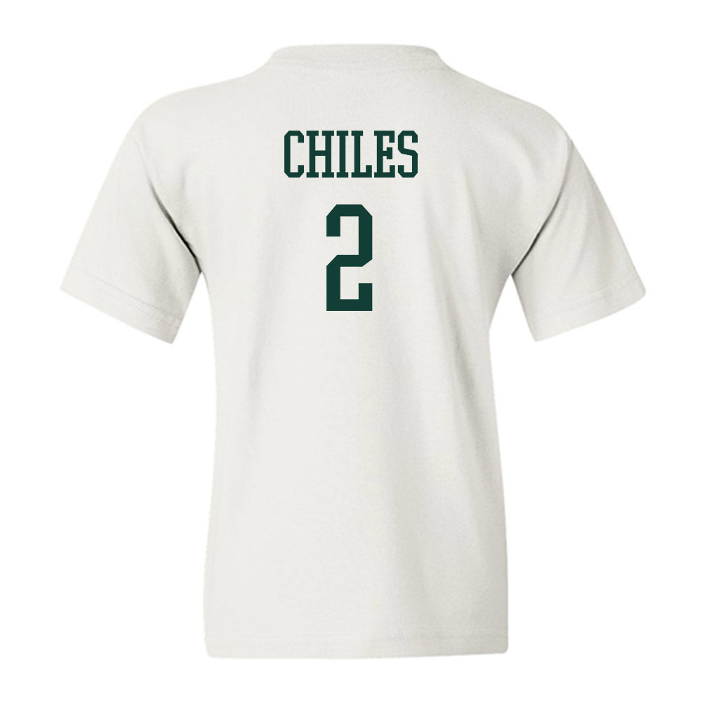 Michigan State - NCAA Football : Aidan Chiles - Youth T-Shirt-1