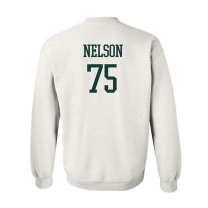 Michigan State - NCAA Football : Ben Nelson - Crewneck Sweatshirt-1