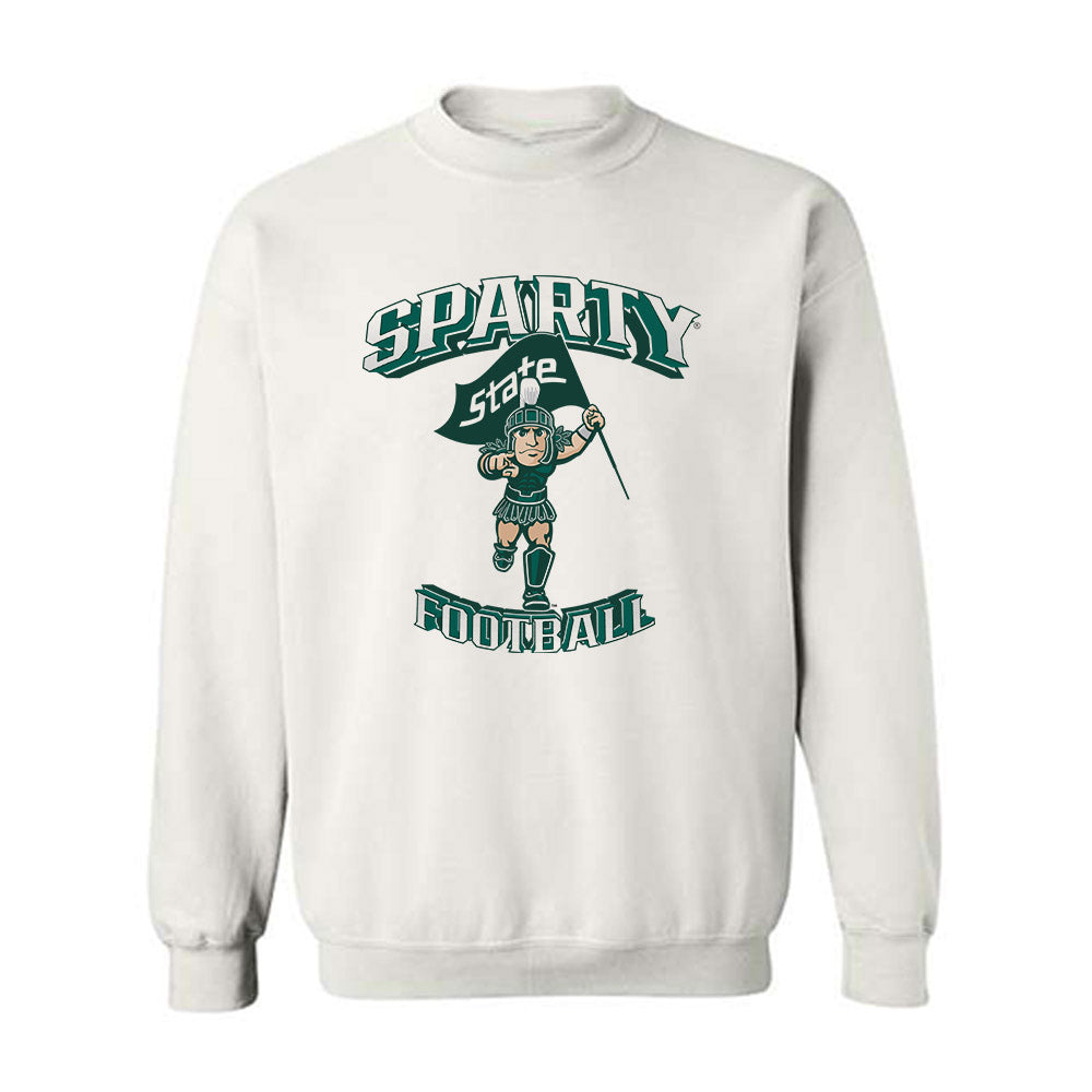 Michigan State - NCAA Football : Kekai Burnett - Crewneck Sweatshirt-0