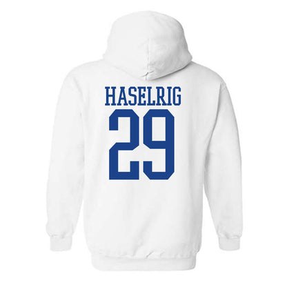 Pittsburgh - NCAA Football : Benny Haselrig - Classic Shersey Hooded Sweatshirt