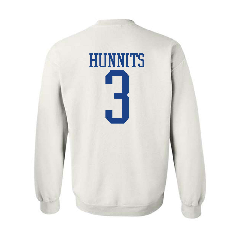 Pittsburgh - NCAA Football : Blue Hunnits - Classic Shersey Crewneck Sweatshirt-1