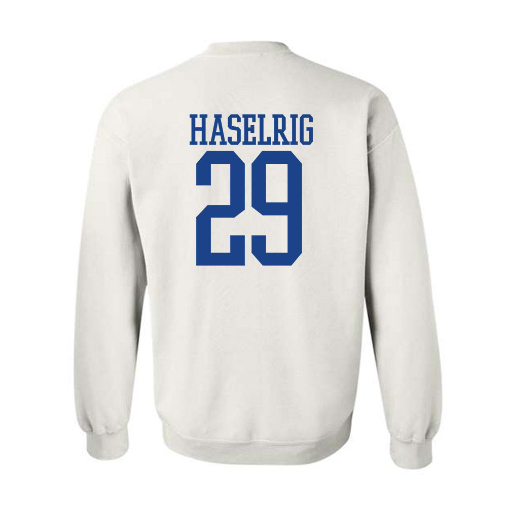 Pittsburgh - NCAA Football : Benny Haselrig - Classic Shersey Crewneck Sweatshirt