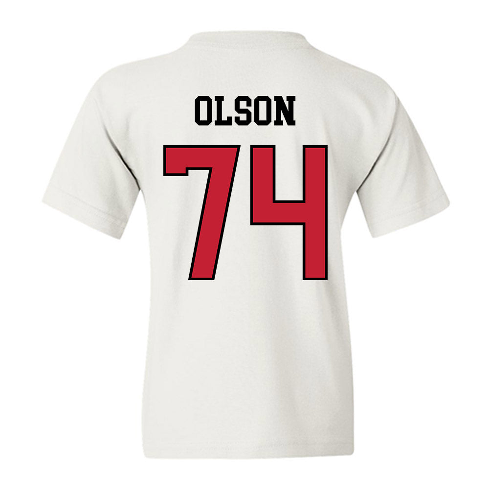 Utah - NCAA Football : Keith Olson - Youth T-Shirt-1