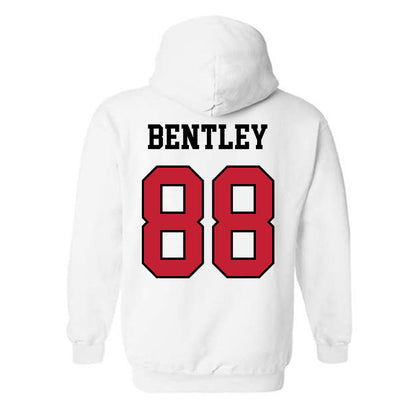 Utah - NCAA Football : Dallen Bentley - Hooded Sweatshirt Sports Shersey