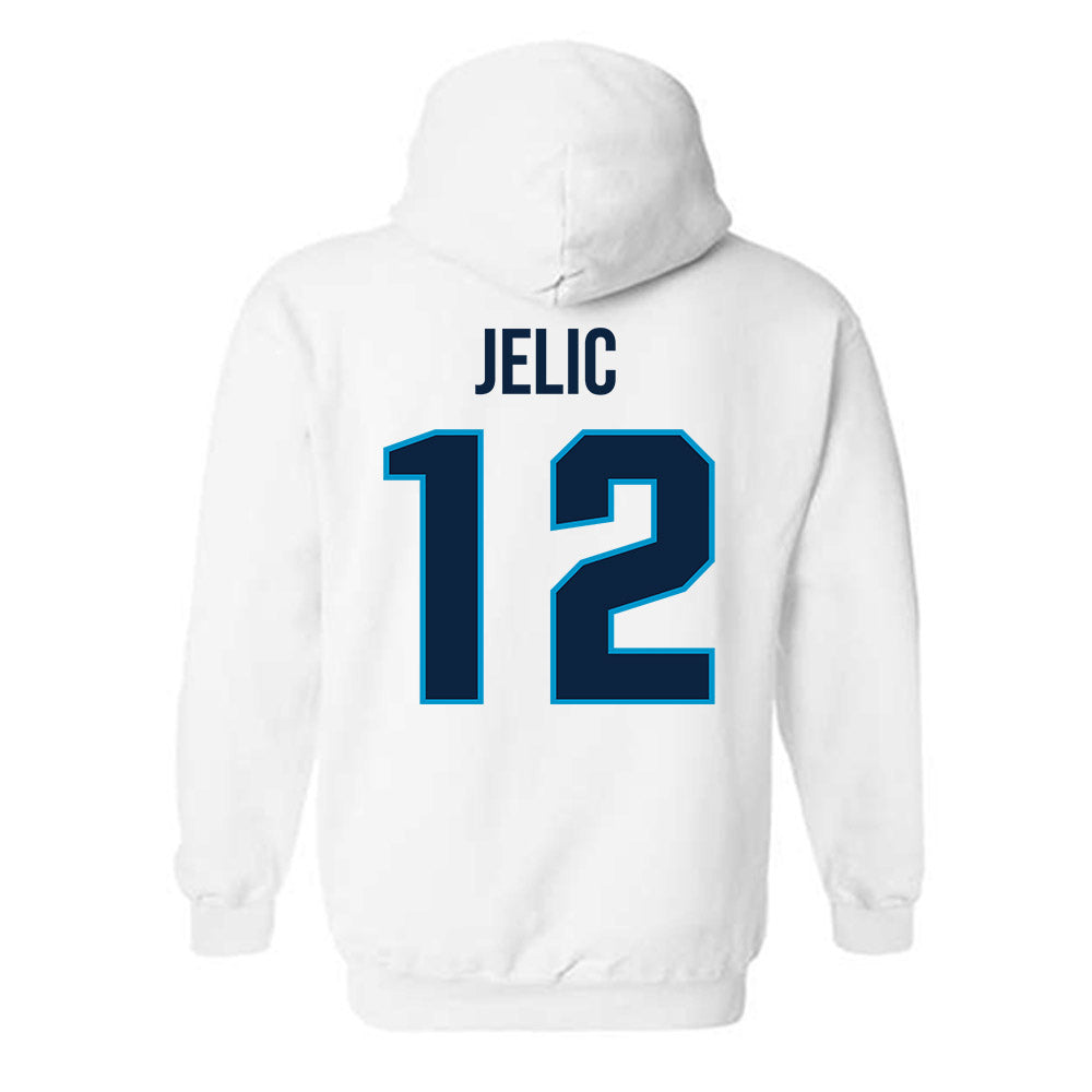Xavier - NCAA Baseball : Jason Jelic - Sports Shersey Hooded Sweatshirt
