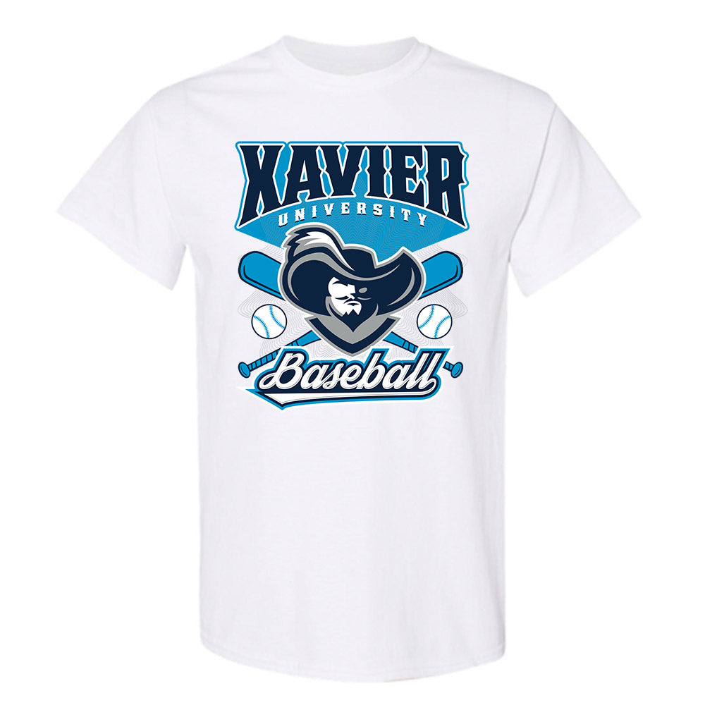 Xavier - NCAA Baseball : Ben Weber - Sports Shersey T-Shirt-0