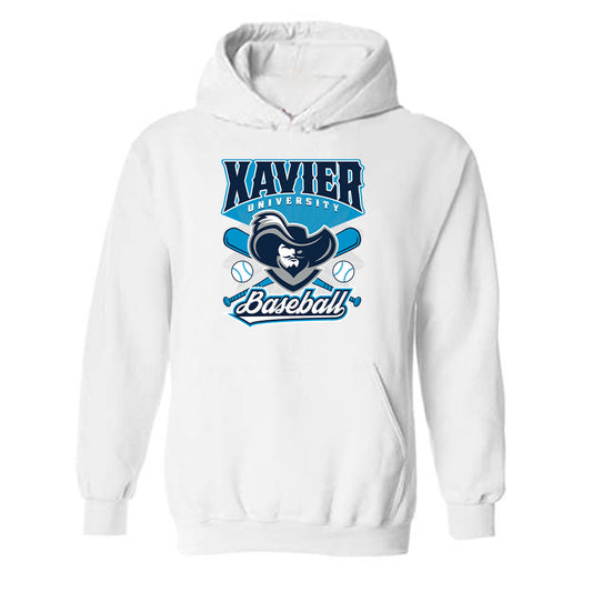 Xavier - NCAA Baseball : Sam Eppley - Sports Shersey Hooded Sweatshirt-0