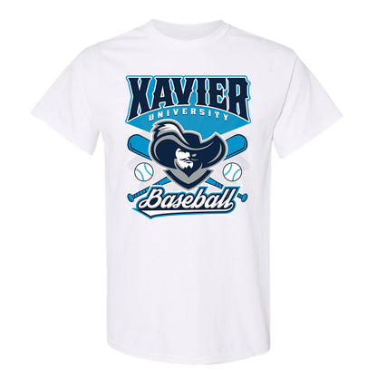 Xavier - NCAA Baseball : Trevor Geddes - Sports Shersey T-Shirt