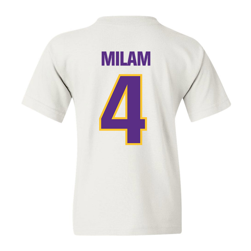 LSU - NCAA Baseball : Steven Milam - Youth T-Shirt Sports Shersey