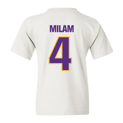 LSU - NCAA Baseball : Steven Milam - Youth T-Shirt Sports Shersey