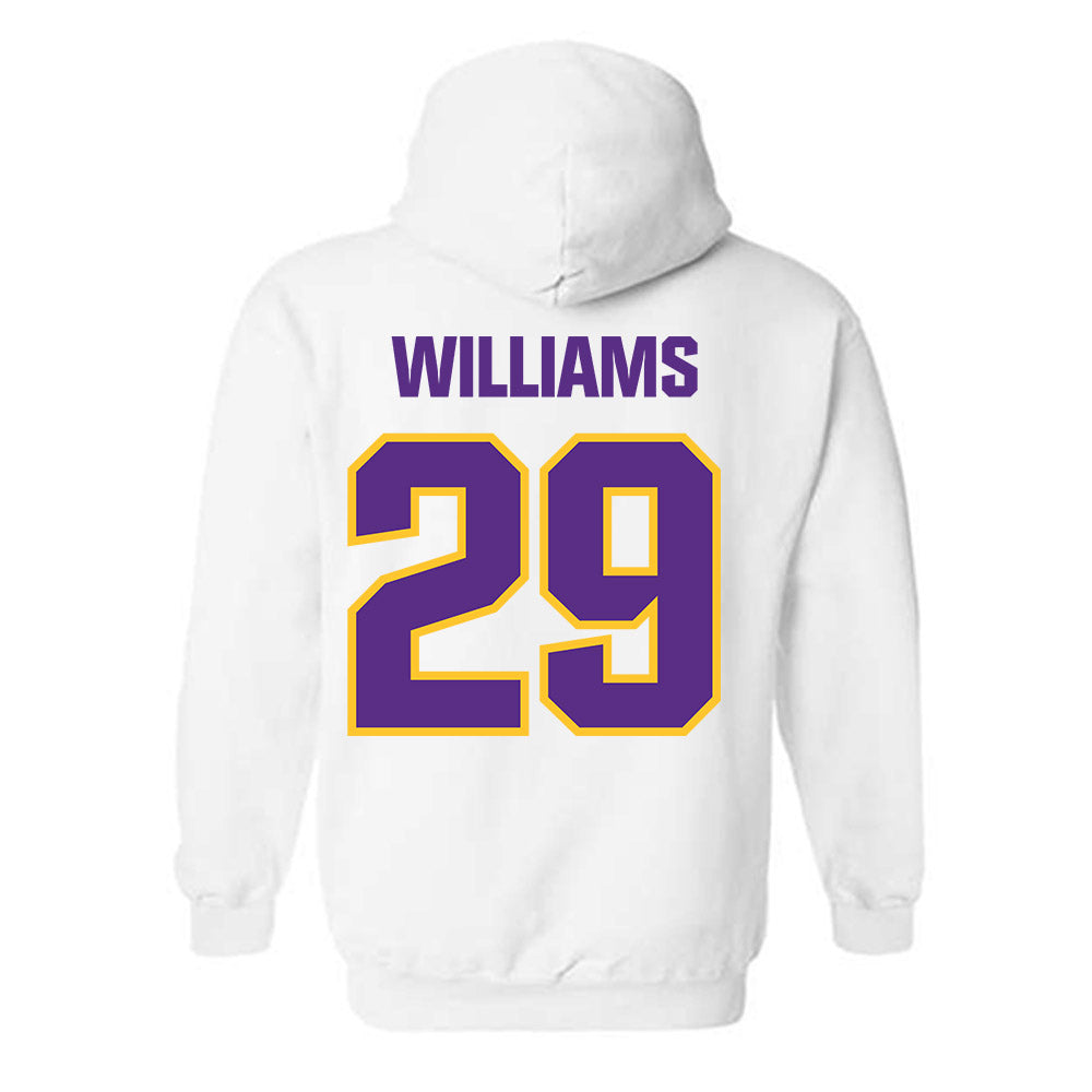 LSU - NCAA Baseball : Cooper Williams - Sports Shersey Hooded Sweatshirt-1