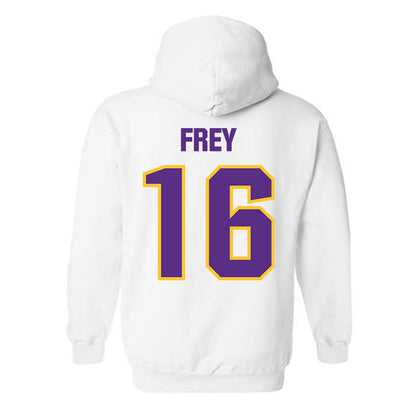 LSU - NCAA Baseball : Ethan Frey - Sports Shersey Hooded Sweatshirt-1