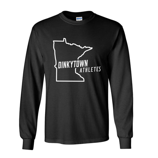 Minnesota - Dinkytown Athlete : Black Long Sleeve T-shirt