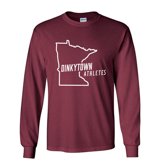 Minnesota - Dinkytown Athlete : Maroon Long Sleeve T-shirt