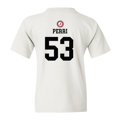 Alabama - NCAA Football : Vito Perri - Sports Shersey Youth T-Shirt