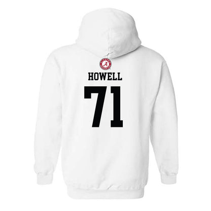 Alabama - NCAA Football : Jackson Howell - Sports Shersey Hooded Sweatshirt