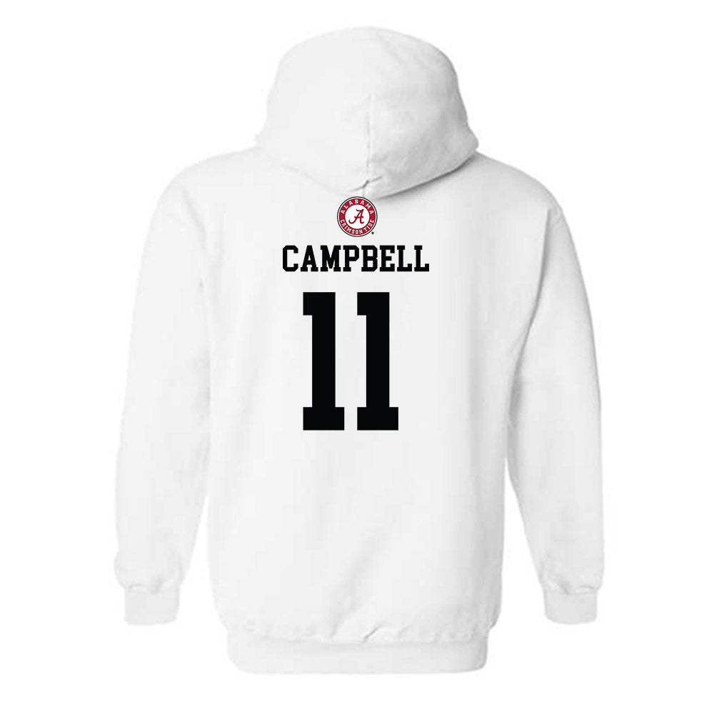 Alabama - NCAA Football : Jihaad Campbell - Sports Shersey Hooded Sweatshirt