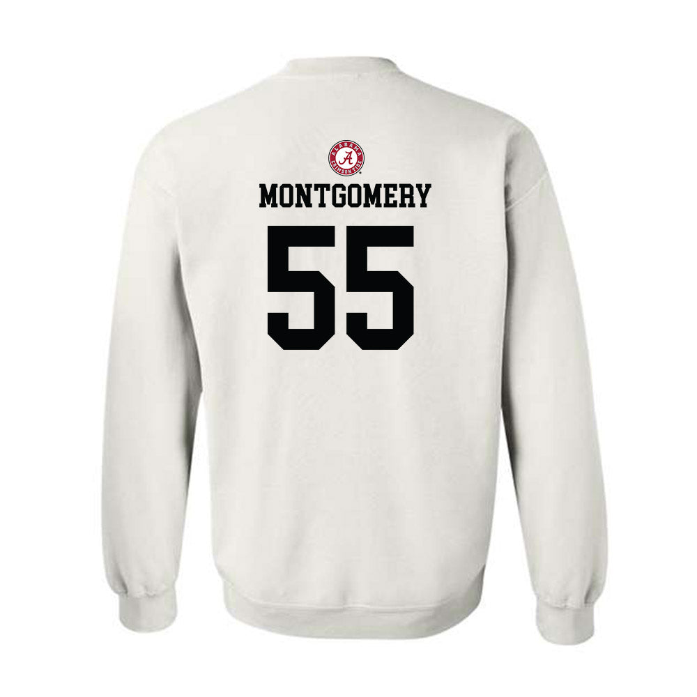 Alabama - NCAA Football : Roq Montgomery - Sports Shersey Crewneck Sweatshirt