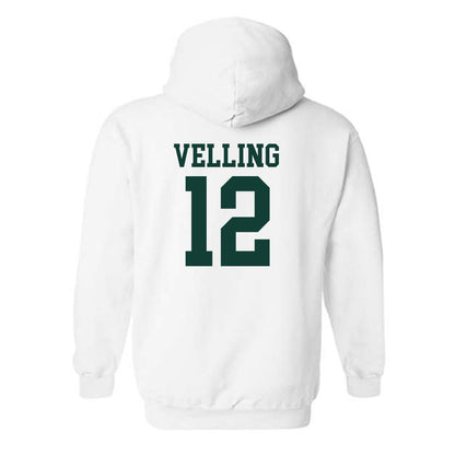 Michigan State - NCAA Football : Jack Velling - Hail Mary Hooded Sweatshirt-1