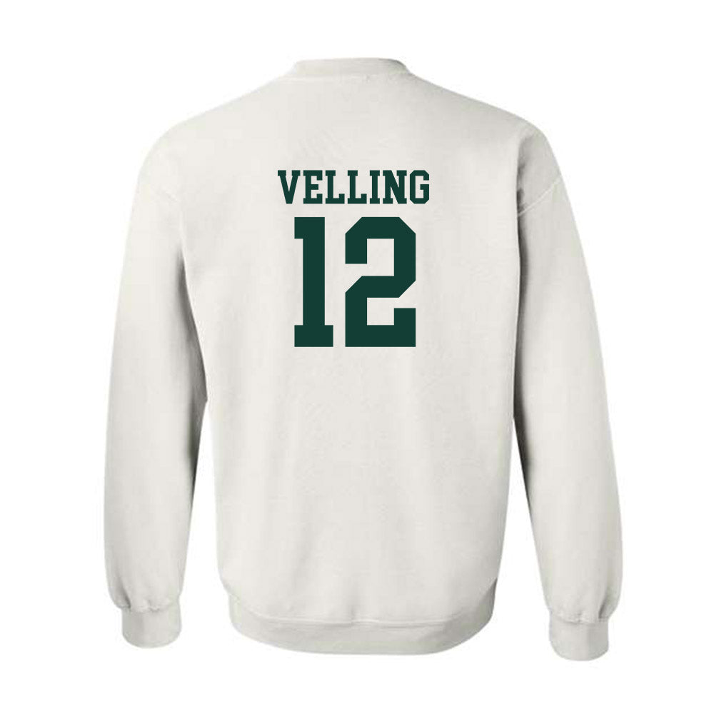 Michigan State - NCAA Football : Jack Velling - Hail Mary Crewneck Sweatshirt-1