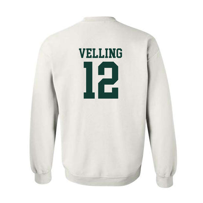 Michigan State - NCAA Football : Jack Velling - Hail Mary Crewneck Sweatshirt-1