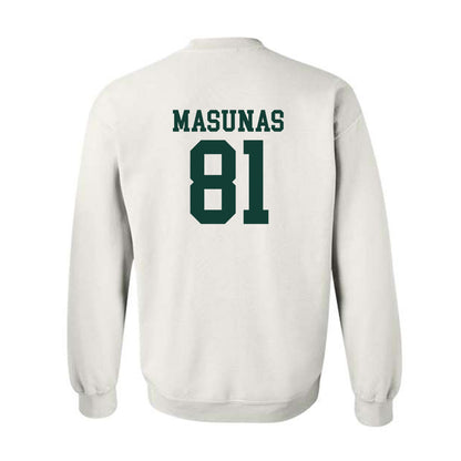 Michigan State - NCAA Football : Michael Masunas - Hail Mary Crewneck Sweatshirt