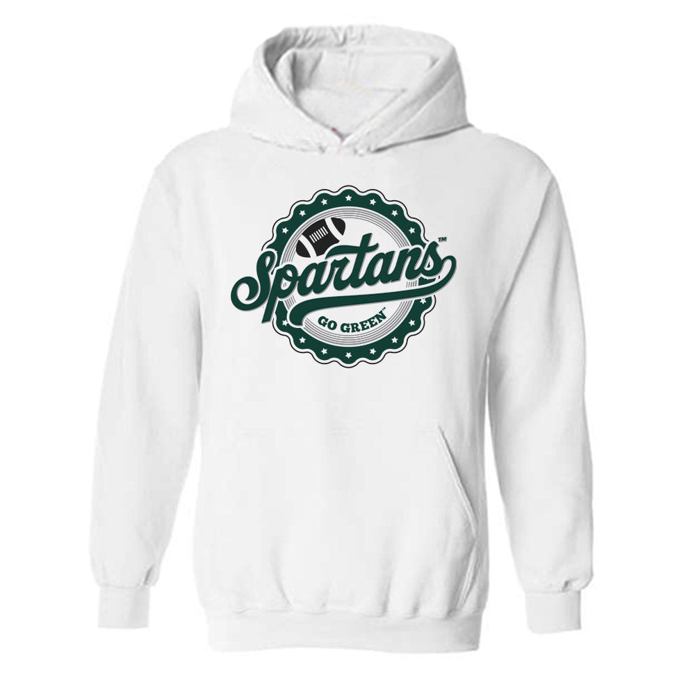 Michigan State - NCAA Football : Caleb Coley - Hail Mary Hooded Sweatshirt