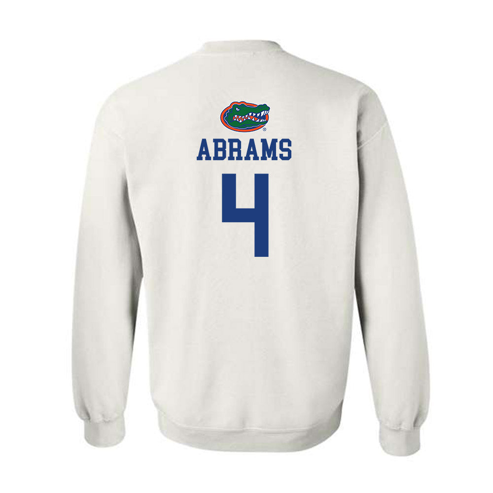 Florida - NCAA Football : TJ Abrams - Crewneck Sweatshirt Sports Shersey