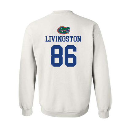 Florida - NCAA Football : Tony Livingston - Sports Shersey Crewneck Sweatshirt
