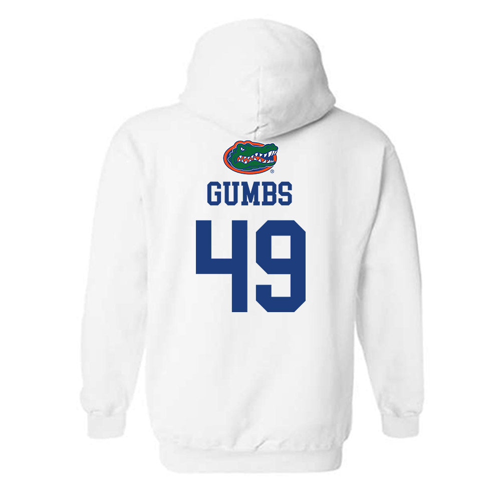 Florida - NCAA Football : George Gumbs - Hooded Sweatshirt Sports Shersey