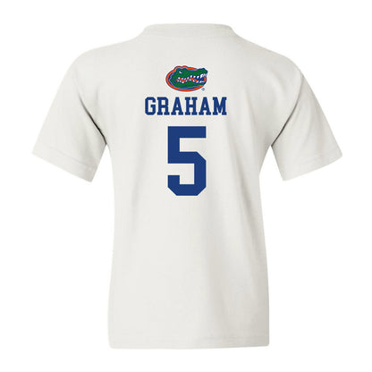 Florida - NCAA Football : Myles Graham - Youth T-Shirt Sports Shersey