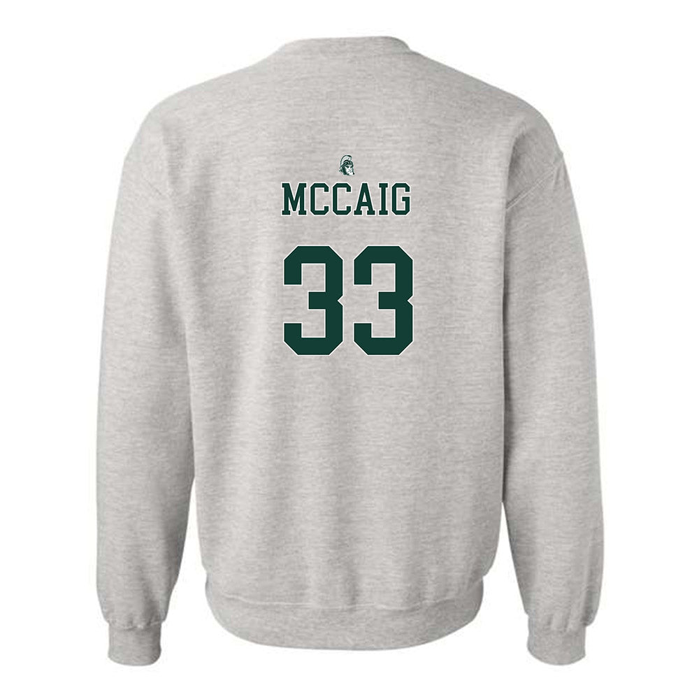 Michigan State - NCAA Football : Jaxon McCaig - Crewneck Sweatshirt