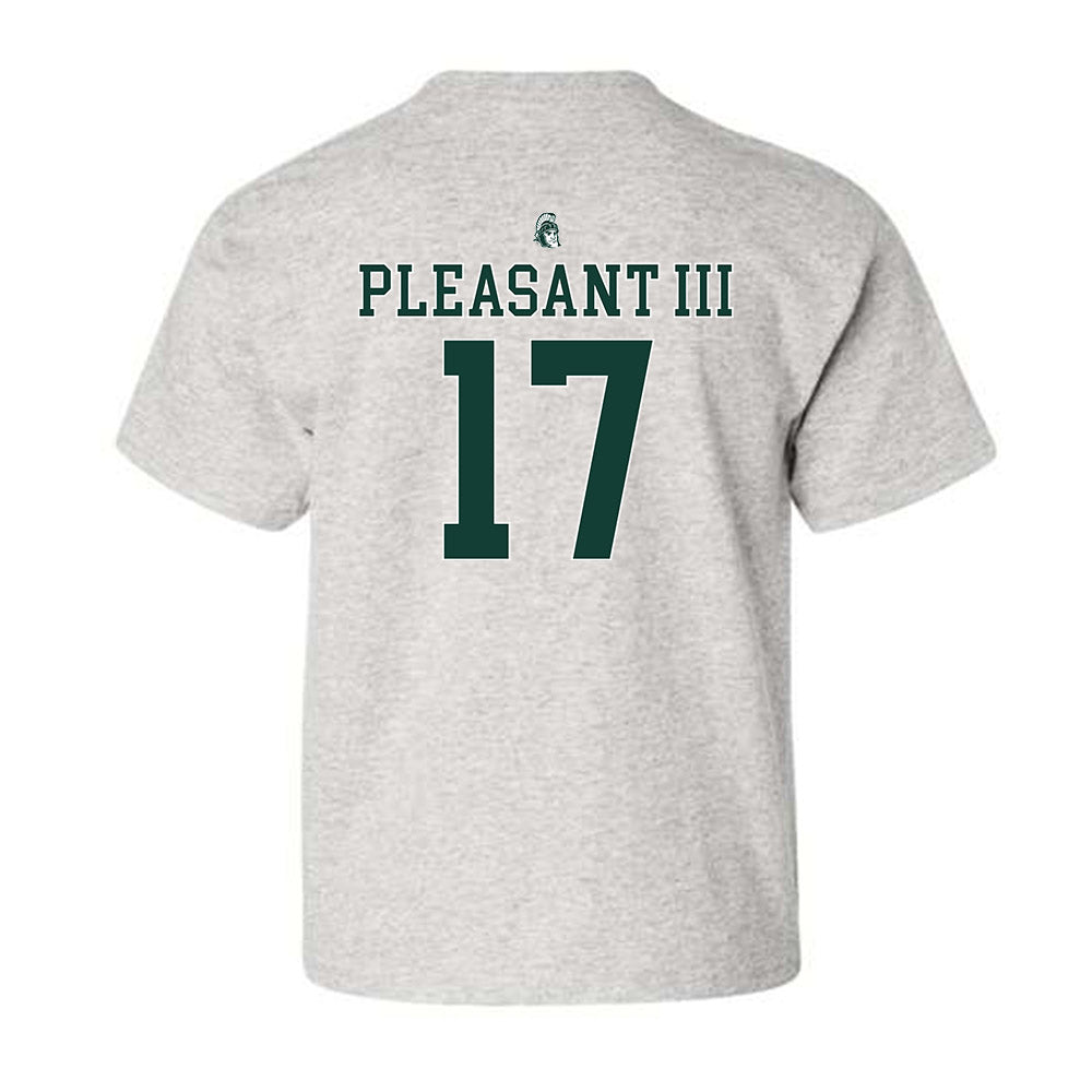 Michigan State - NCAA Football : Eddie Pleasant III - Youth T-Shirt