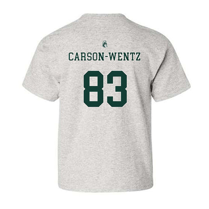 Michigan State - NCAA Football : Jack Carson-wentz - Youth T-Shirt-1