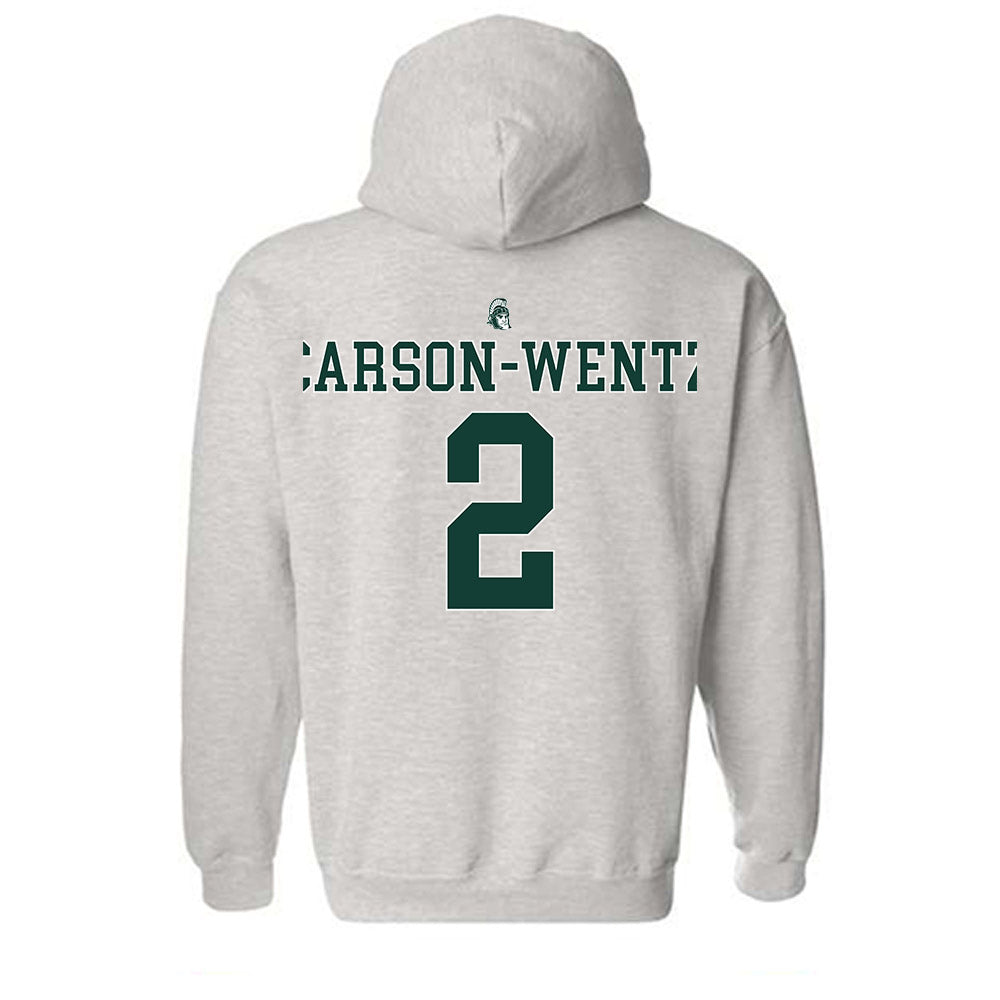 Michigan State - NCAA Football : Jack Carson-wentz - Hooded Sweatshirt-1