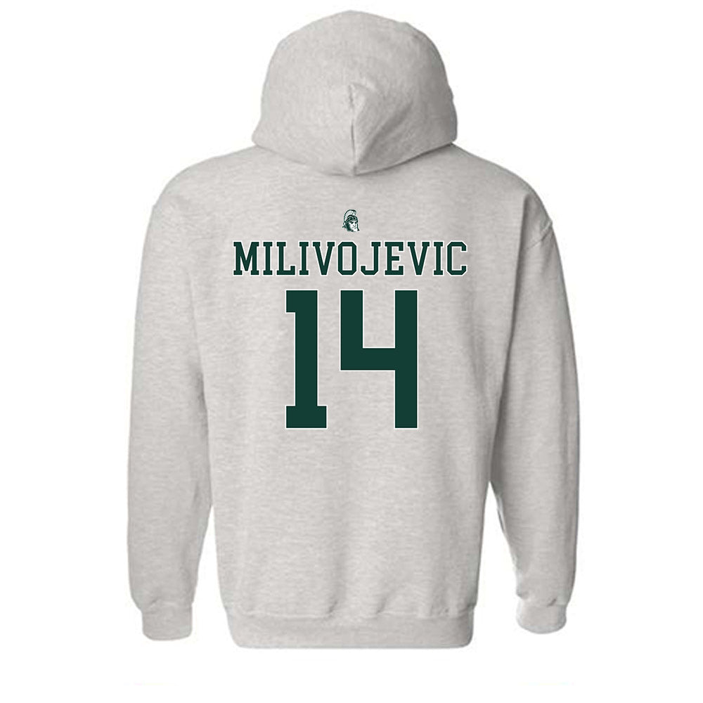 Michigan State - NCAA Football : Alessio Milivojevic - Hooded Sweatshirt