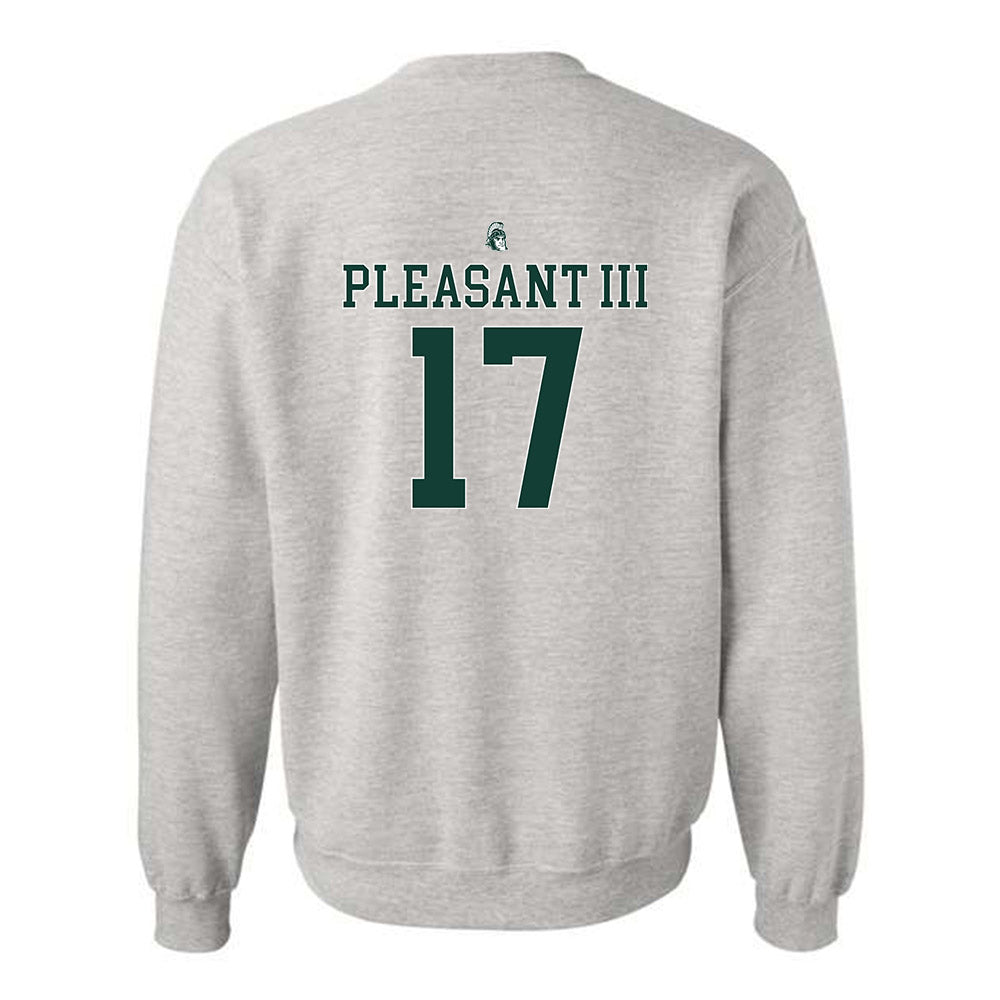 Michigan State - NCAA Football : Eddie Pleasant III - Crewneck Sweatshirt